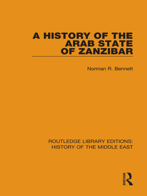 cover image of A History of the Arab State of Zanzibar